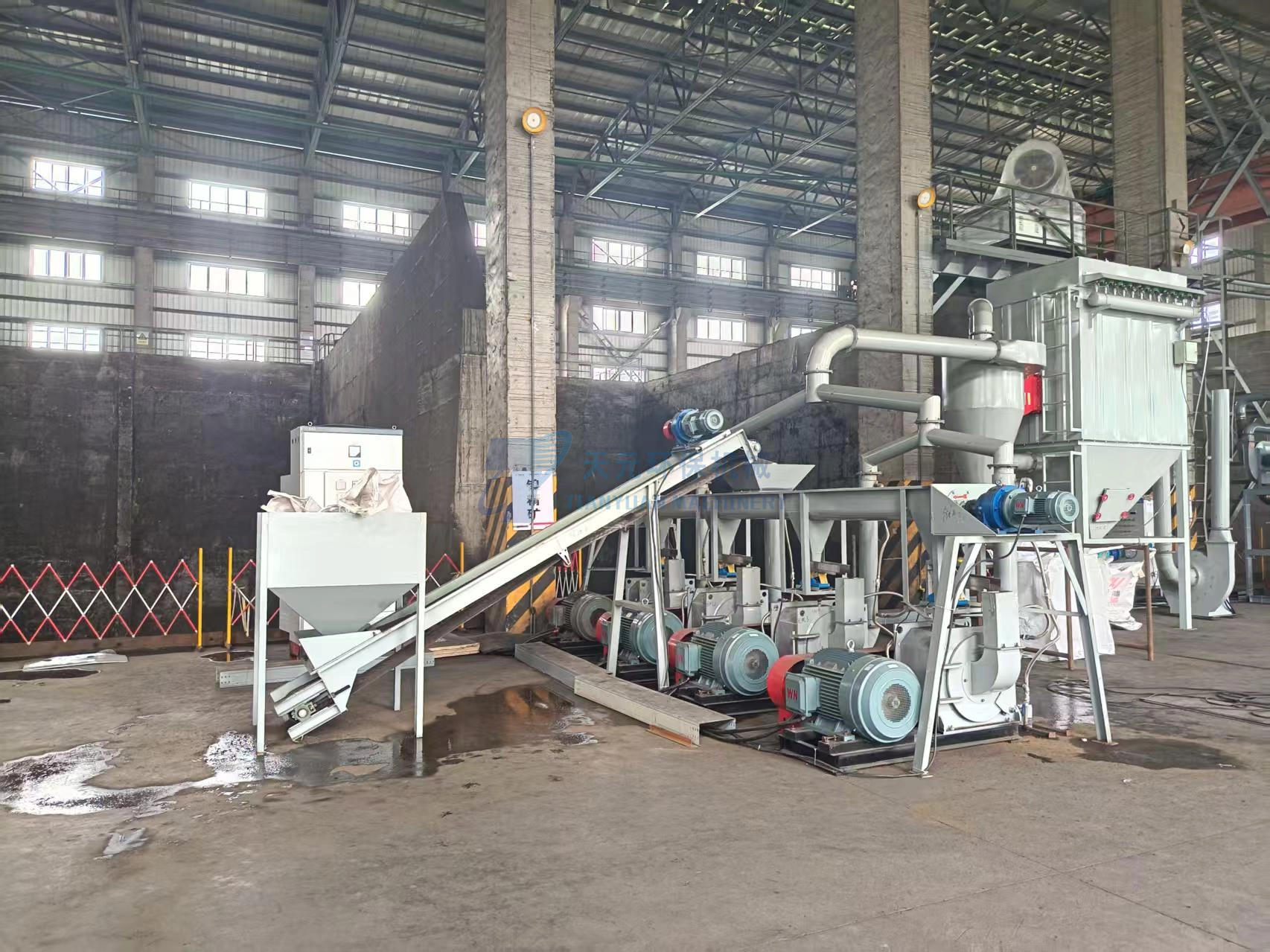 Zinc Powder Grinding Mill at Customer Site