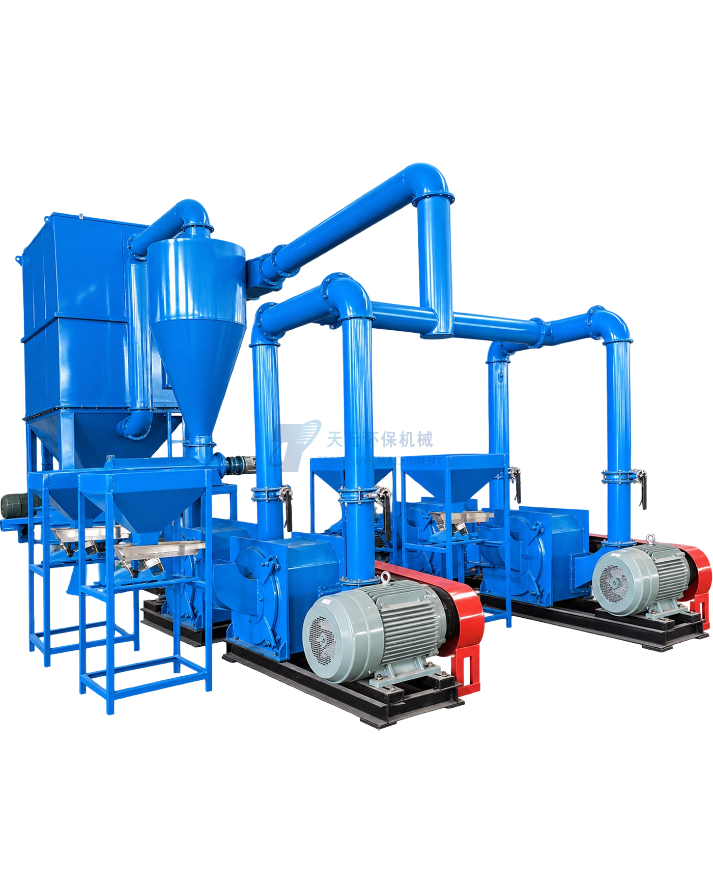 Metal powder grinding mill system