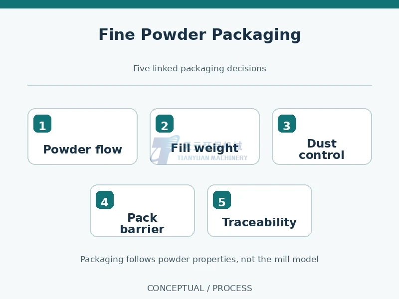 Fine Powder Packaging: What Factors Matter After Milling?