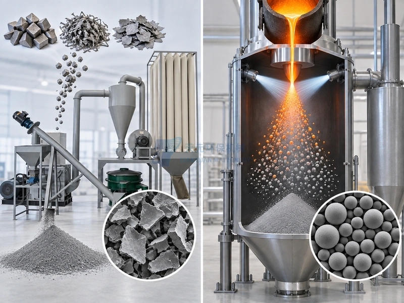 Mechanical Milling vs Atomization: Which Metal Powder Production Route Should You Choose?