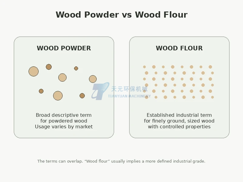 Wood Powder vs Wood Flour: What Is the Difference?