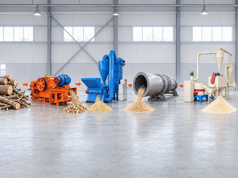 How Is Wood Flour Made? Wood Powder Production Process Explained